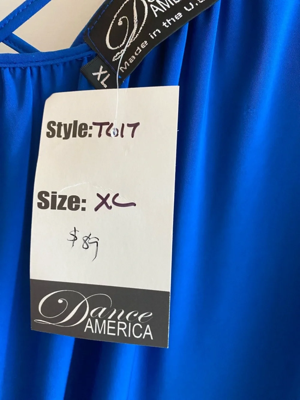 Dance America ballroom practice wear top - Picture 3 of 5
